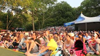 The crowd at Central Park Summerstage on June 7.